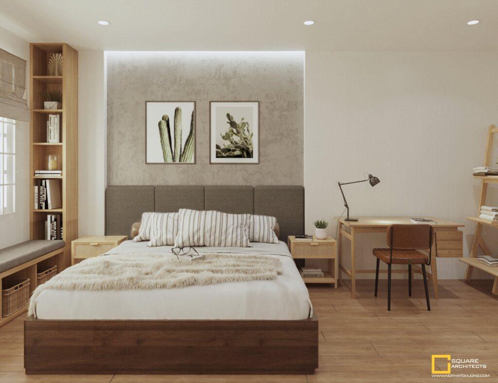 Thiết kế nội thất phòng ngủ theo phong cách hiện đại 2