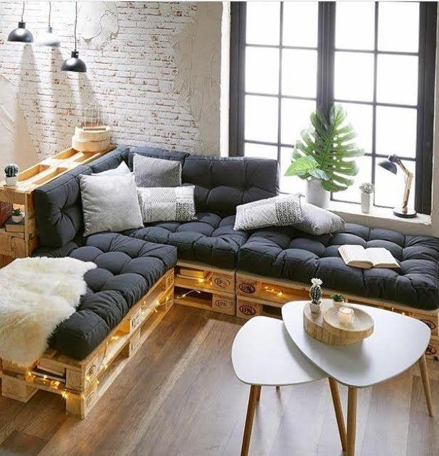 ghế sofa từ gỗ pallet