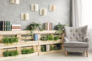decor căn hộ bằng gỗ pallet